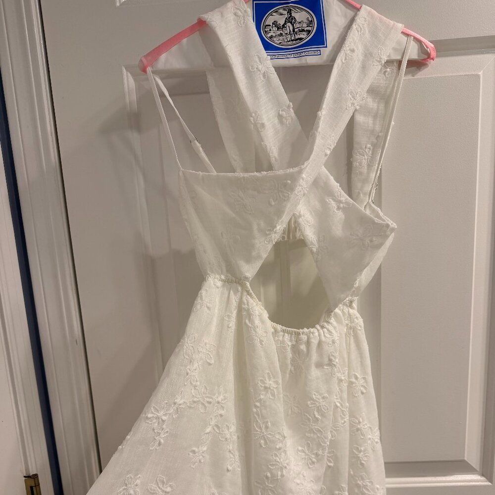 Princess Polly Granno Mini Dress White - Size 2 - Picture 7 of 10